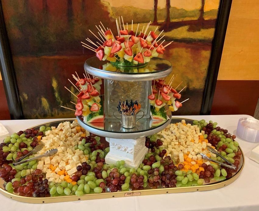 Cheese and Fruit Display